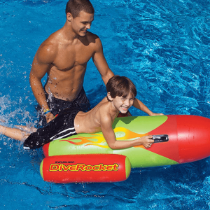 Swimline Dive Rocket Pool Toy with rider