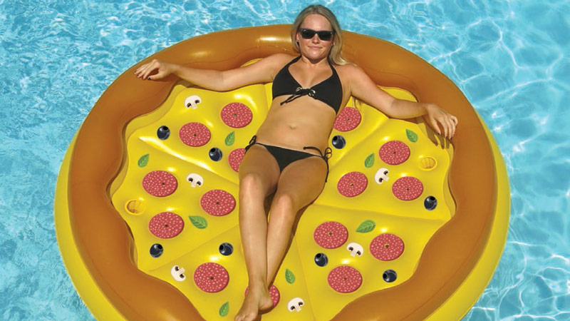 Pizza Island Pool Floatie