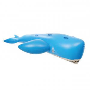Giant Whale 11.5 ft Ride-On Pool Float