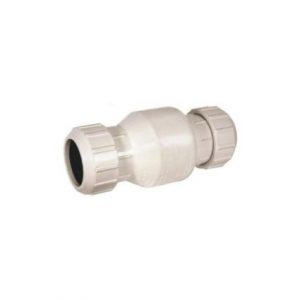 2 inch Check Valve PVC With Spring - Female Sockets