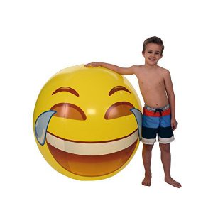 Giant Smiley Emoji Beach Ball