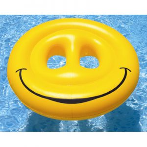Swimline Smiley Face Fun Island Pool Float