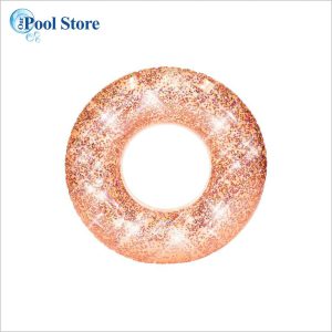 PoolCandy Glitter Rose Gold Jumbo Pool Tube