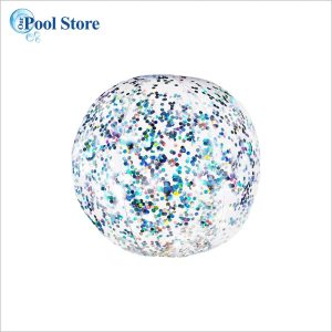 PoolCandy Glitter Silver Jumbo Beach Ball
